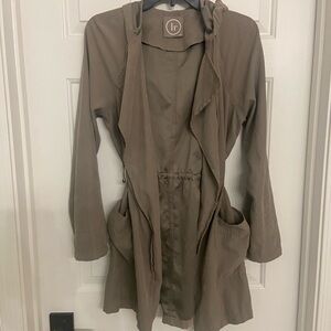 Iris Women's Brown Hooded Jacket